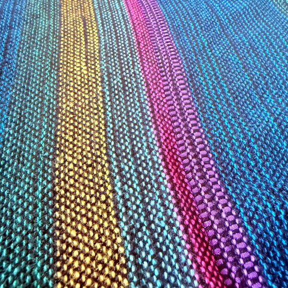 Vintage 80s Bianculli Neon Geometric Maximalist Women's Sweater Size L RARE - Picture 9 of 17